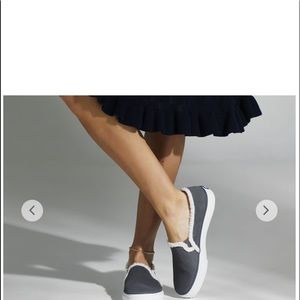SOLD!!!KEDS Double Decker Suede Faux Shearling, Gray
